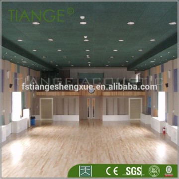 Mineral wool panels sound absorption