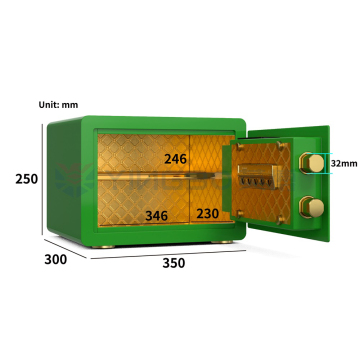 many colors option Mini safe box Electronic safe