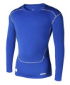 Hot sprzedaż puste równina activewear niebieski fitness obcisłe koszulki