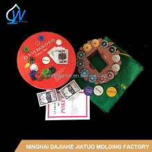 240pcs 4G Texas Hold'em Poker Set with Tin Box