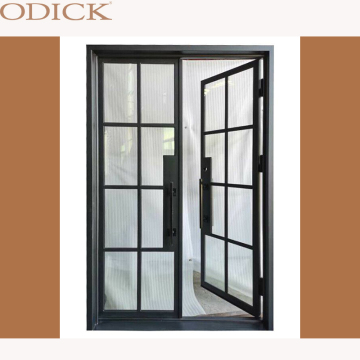 Interior Double Front French Doors Aluminum