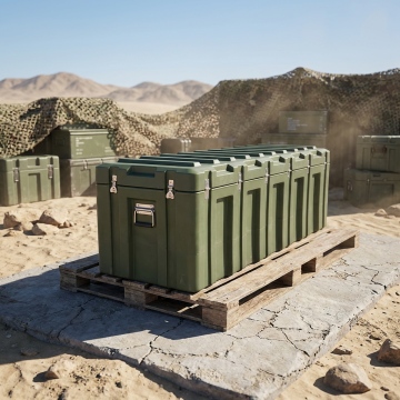 Weatherproof Easy to carry rotomold case