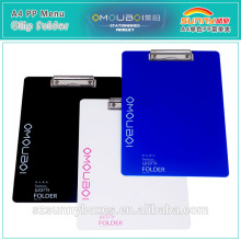 Eco-friendly Hard Plastic Menu/Bill Clip Board Folder A4 Size
