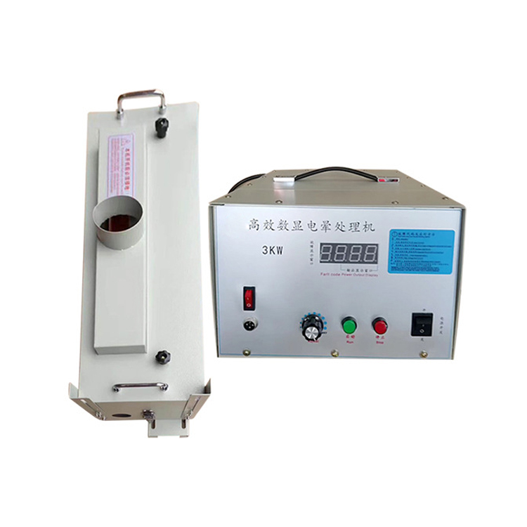 Fast efficiency electronic impact ceramics electrode surface treatment plasma processor corona treatment machine for paper film