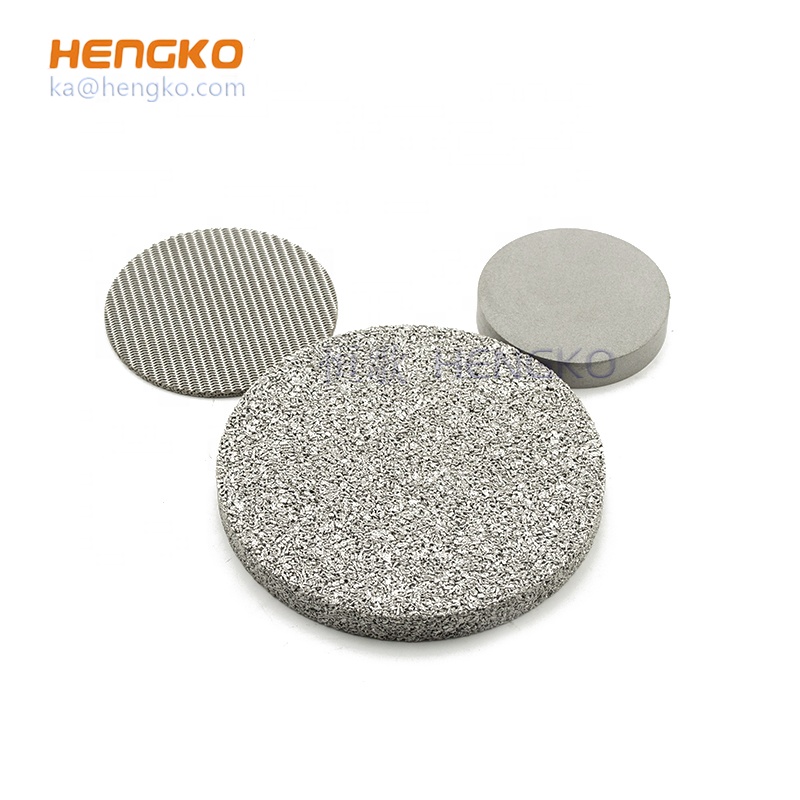 Stainless Steel Filter Discs Custom 0.2 5 7 40 50 70 90 Metal Filter Discs Sintered & Porous Stainless Steel Filter Disc