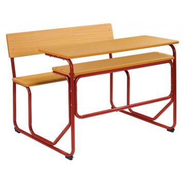 School detachable students double desks and chairs