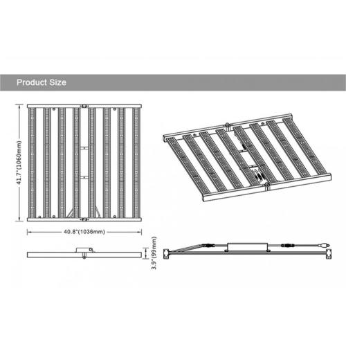 600W Samsung LED Grow Light para o crescimento de plantas