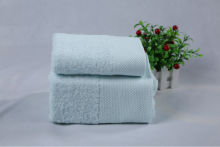 light green bath towel