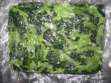 frozen foods vegetables spinach