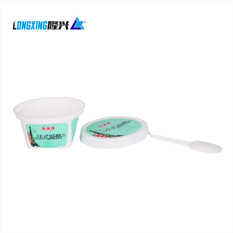 wholesale disposable 8oz yogurt container with lid