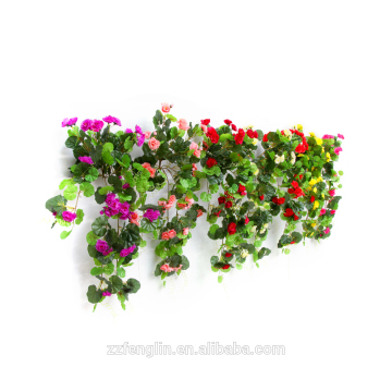 75cm wholesale artificial trailing geranium flower hanging for sale