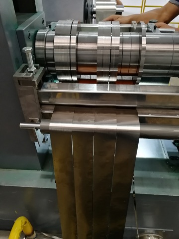 Precision metal slitting machinery parts