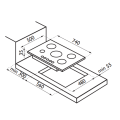 5 Burner Stoves Gas Cooktop Meireles