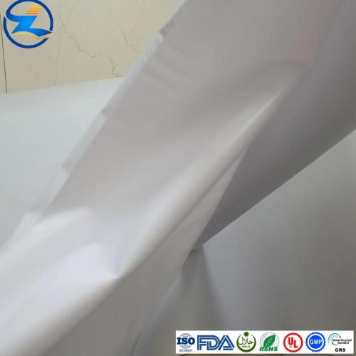 Soft Opaque Ceramic White PVC Films Raw Material