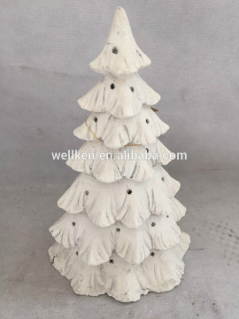 Magnesia christmas tree,polystone christmas figurines