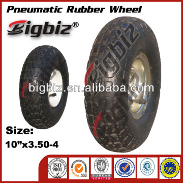 Rubber wheel rim ,training 10"x3.50-4 abrasive rubber wheel