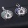Collier en pierre naturelle Chakra cristaux de guérison chat mignon pendentif rond bijoux pour animaux de compagnie cadeaux pour les femmes