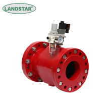 flanged sleeve pinch valve for slurry and cement