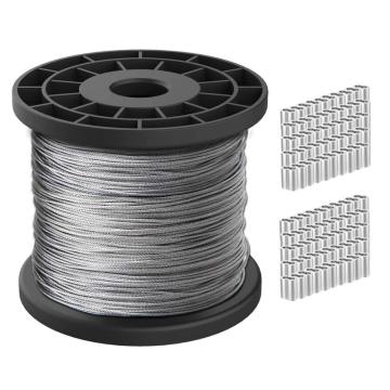 Hot Selling Flexible Ungalvanized Derricking SS Wire Rope