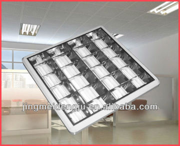 fluorescent louver lighting fixture