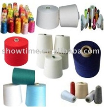 21s polyester spun yarn/polyester dyed spun yarn