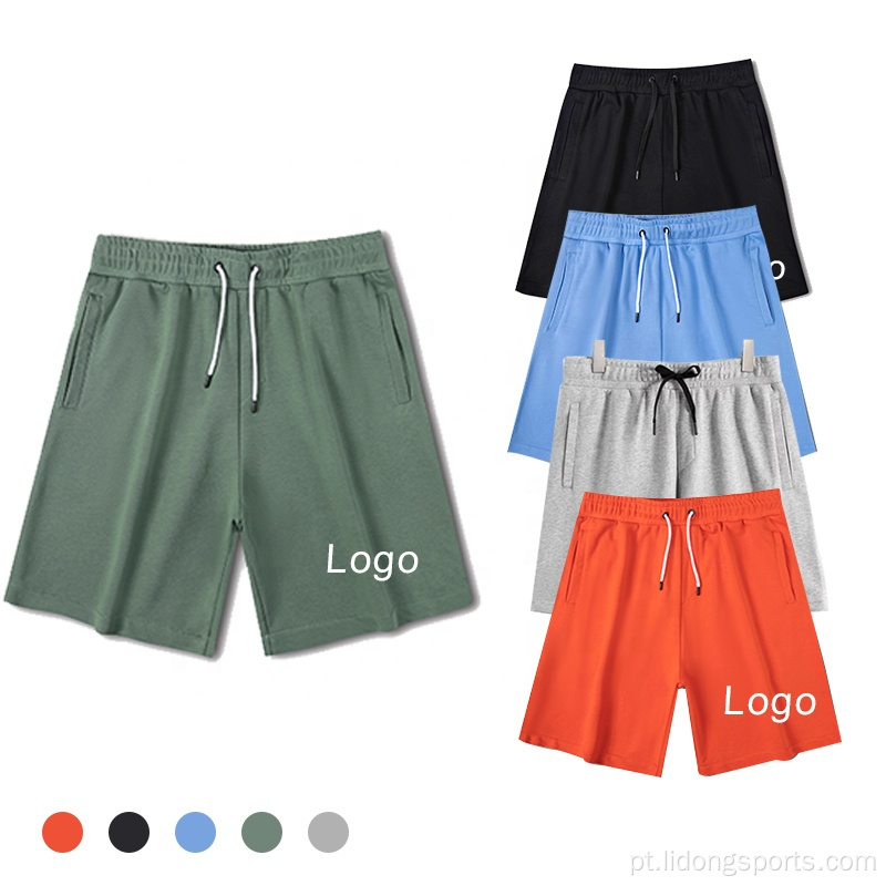 Summer Men Shorts calças de ginástica masculina confortável