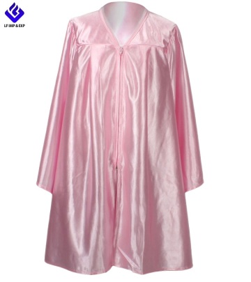 Wholesale Pink Shiny Children Choir Robes For Church