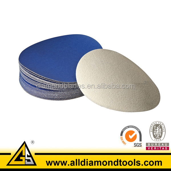 Hook And Loop Fastener Backing Zirconia Sandpaper Disc