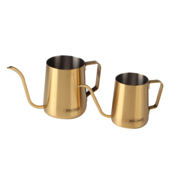 Gold Coffeeware Tools Set for Expresso Coffee