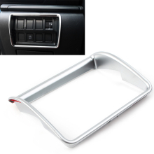 Chrome ABS Interior Headlight Switch Button Pannel Molding Cover Trim For Subaru Forester 2019 2020 Right Hand Driver Only
