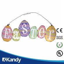 Kandy UniK certificated wholesale hanging Easter colorful eggs
