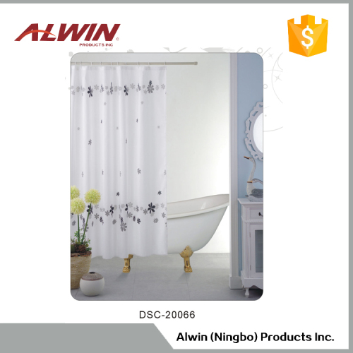 Polyester best shower curtains designs 9006