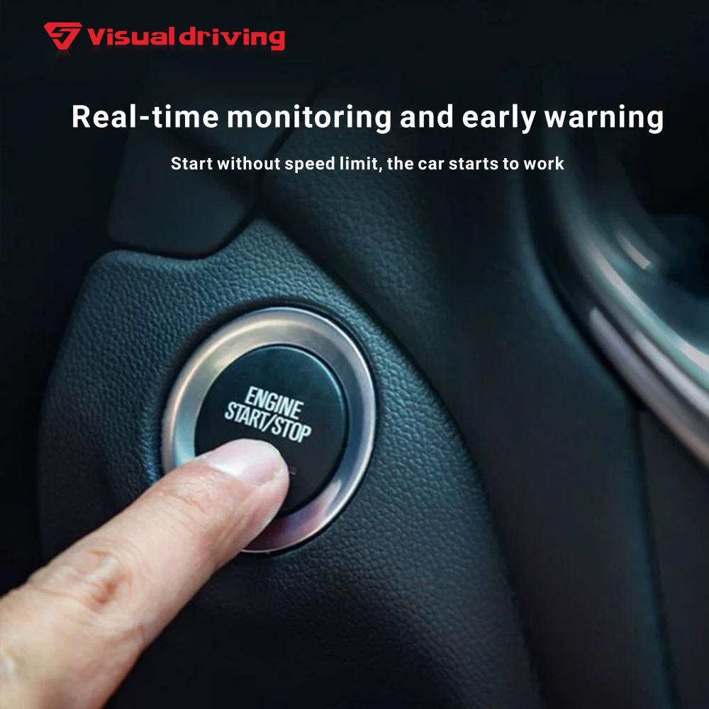 One Button Start Activates The Bsd Blind Spot Monitoring System