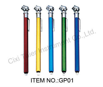 colorful pencil tire pressure gauge