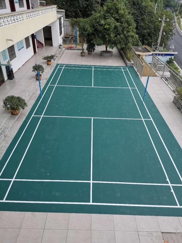 BWF Professional badminton flooring for indoors