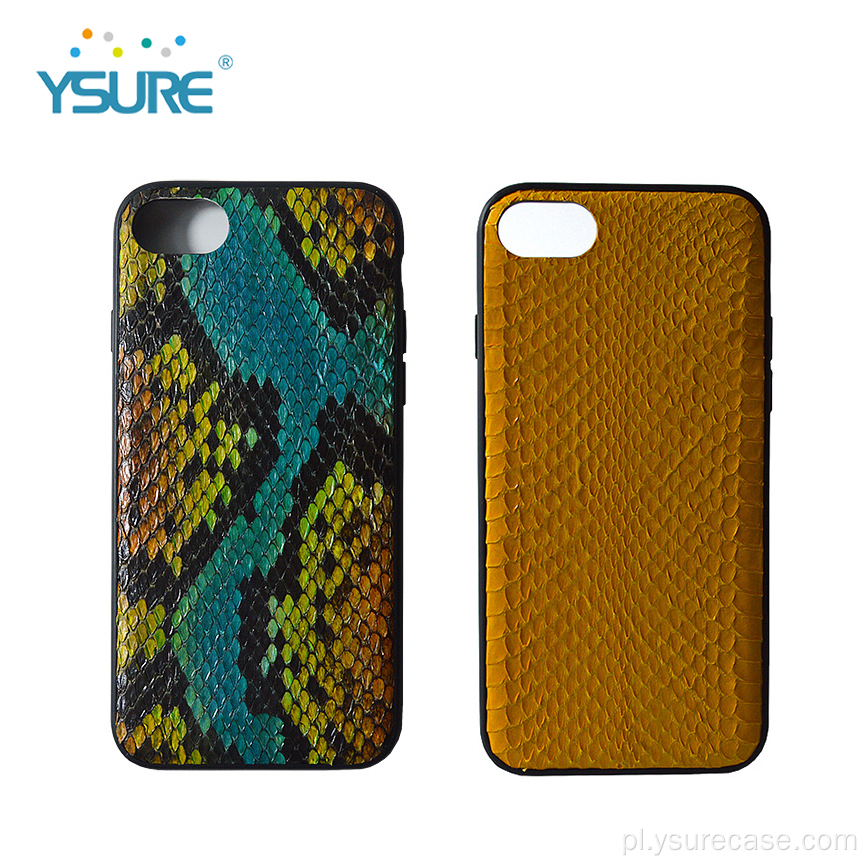 Ultra Thin Python Leather Custom White Teleft Case