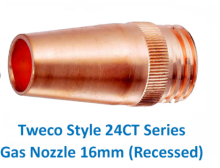 Tweco 24CT62R Style Gas Nozzle