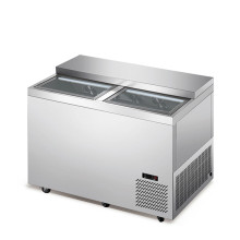 Sliding Door Beer Freezer 50" with Two Lids