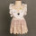 new baby girls dress lovely fawn embroidery dress