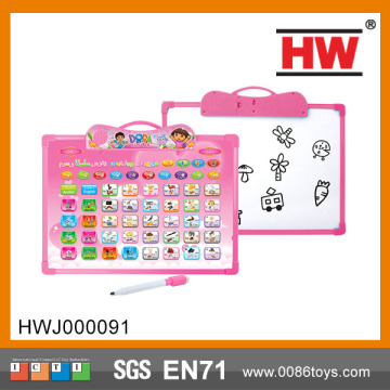 Hot sale funny  English spanish plastic writing board