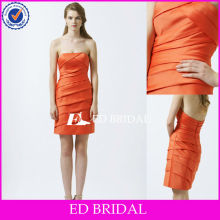 Mini Satin Country Style Bridesmaid Dresses