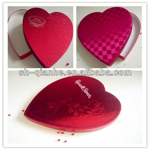 Paper heart-shape chocolate box Heart-shape candy box