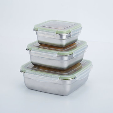 Air Tight Leakproof Stainless Steel Food Container