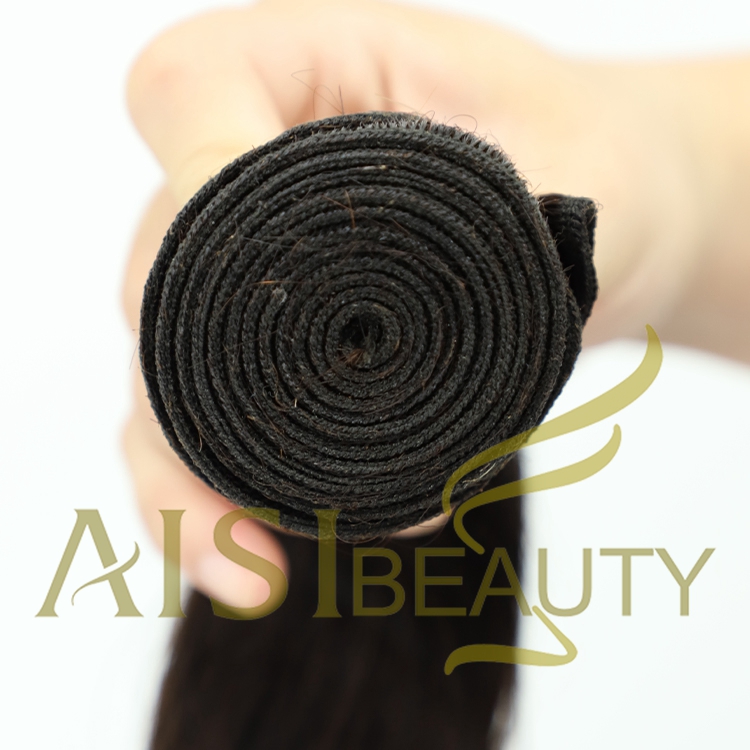 Aisi Beauty Hot Selling Wholesale Hair Extensions Body Wave 100% Black In Stock Brazilian Human Hair Weave Bundles