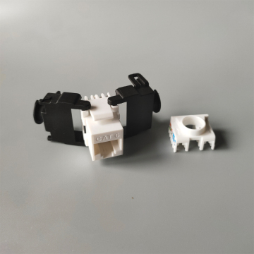 cat6 180 degree unshielded keystone jack dual type