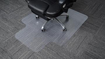 Plastic floor office Chair Mats Nailed