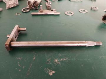 Wiper motor crank arm assembly