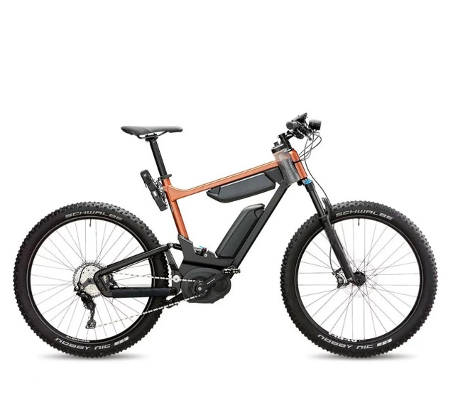 Wholesale OEM Mountain Electric Bicycle with Internal Double Lithium Battery