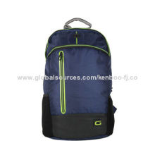 Fashion backpack with fluor color trimmings