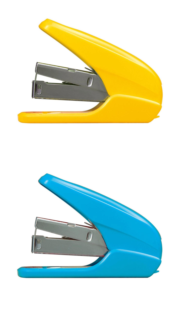 Comix, standard paper binding mini plastic stapler set for office and school